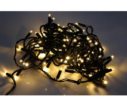 LED-PLS-100-10M-24V-WW/BL-W/O, белый Т/черный провод, соед. (без шнура) С КОЛПАЧКОМ(НОВЫЙ КОННЕКТОР)