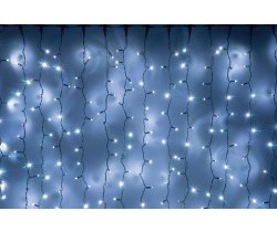 LED- PLS-3720-240V-2*3М-W/BL-F белые светодиоды/черный провод. Световой занавес Flash 2*3м. Neo-Neon
