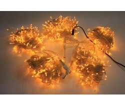 LED-PLS-200*5-20M*5-24V-Y/С LED гирлянда Спайдер 5*20м, 24V, желтые LED/прозрачный провод. Neo-Neon
