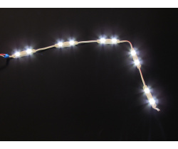 SMD-2-2W модуль 55х11х6мм, 12V, 2 SMD5050, 0.48W