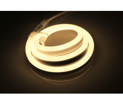 LM-220V-2835-120P-WW  Световая гирлянда Гибкий неон LED NEON FLEX белый теплый, 8х18мм. 
