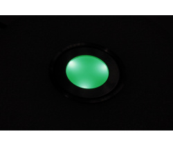 SC-B101B Green LED floor light, круглый, 12V, IP67