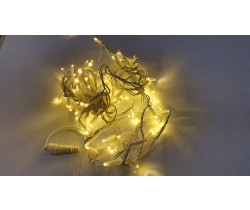LED-PLS-100-10M-240V-WW/W-F(WW)-W/O Бел.Т/бел.Т флэш на белом пр.,соед.(без шнура) С КОЛПАЧКОМ 
