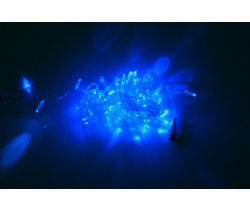 LED-PLS-200-20M-240V-B/C-F(B) W/O синий/синий флэш на пр. проводе (без силового шнура)С КОЛПАЧКОМ
