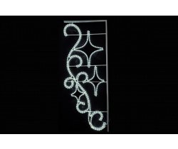 FLESI-LED-KN 016-240V-W (LED 3 STAR  MOTIF) РФ 170х68см
