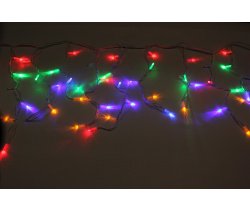 LED-RPLR-160-4.8M-240V-M(R/G/B/Y)/WH-F(B) W/O  мульти LED/синий Flash/провод белый каучук. Уличная L