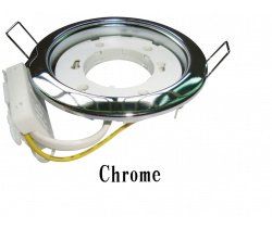 Flesi GX53 H4 светильник встр. без рефл  Хром