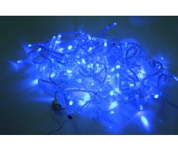 LED-PLS-192-20M-24V-B/C-W/O, синий/прозрачный провод, соед. (без шнура) С КОЛПАЧКОМ (Нов конн)