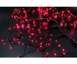 LED- PL-5720-2*5M-240V-R/BL-T (красные светодиоды/черн пр)
