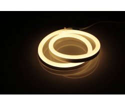 LM-220V-2835-120P-big size-WW Световая гирлянда Гибкий неон LED NEON FLEX белый теплый, 12х25мм. 