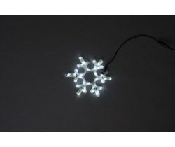 LED-XM-(FR)-2D-CK003-A-W  White Снежинка 30х25.5см, 230V, NEW!
