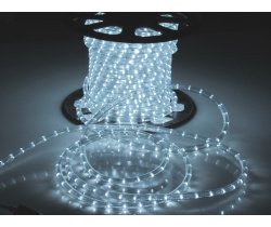 LED-DL-2W-100M-1M-12V-W Светодиодная гирлянда дюралайт фиксинг, белый, 12V, D13мм, 36LED/метр, кратн