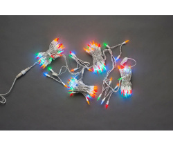 LED-RPL-RE-SMT-200-220V-M/DG "Бахрома"-капсулы, длина 5м, 200 диодов, мульти, бел.пр