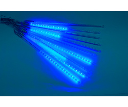 Сосульки Трубки D12mm, 10шт 0,5М Синяя LED-PLM-SNOW-540SMD-0.5*4.5M-10-12V-B  не соединяемая