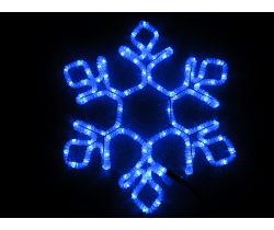 LED-XM(FR)-2D-CK022-B-24 Blue Снежинка 60.5х52см