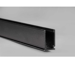 039808 TPF-FX-ALU10*16-2m-B Профиль алюминиевый для TPF-FX816, 2м, Черный