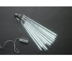 Сосульки Трубки ICE 10шт 0,5М Бел. LED-PLM-SNOW-420L-0,5-4.5M-10-12V-W не соединяемая  