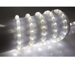 LED-DL-2W-240V-90M-W 1 N (№ 7) Светодиодная гирлянда дюралайт, фиксинг, белый, D13мм, 36LED/метр, IP