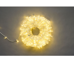 LED-LP-15-100M-12V-WW-F(WW) Гирлянда клип-лайт белые тёплые LED/Flash WW БЕЗ КОЛПАЧКА. Neo-Neon