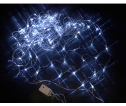 LED-SNL-S-120-240V-W Гирлянда Сеть 1,83*1,22м, белые LED/прозрачный провод/контроллер Neo-Neon