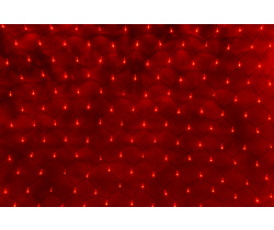 LED-XG-288-2*1.5M-230V Световая Гирлянда Сеть 2*1.5м, красные LED/черный провод/контроллер. Flesi