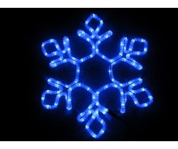 LED-XM(FR)-2D-CK022-B-24 Blue Снежинка 60.5х52см