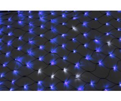 LED-SNL-432-2*3M-240V-B/BL-F(CW) Гирлянда Сеть 2*3м. синие LED/Flash CW/черный провод, соединяемая