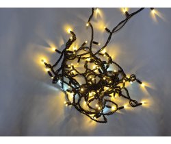 LED-PLR-192-20M-240V-WW/BL-F(CW)-W/O (3.3MM),белыйТ./белый FLASH, черн. каучук.пр, соед.(без шнура)