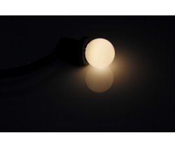 LED G45 0.5W 220-240V 2700K Warm White E27  белая теплая новый завод