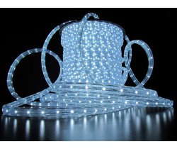 LED-XF-2W-100М-240V Светодиодный дюралайт фиксинг, белый, 11*18мм, 240V, кратность 2м. Flesi