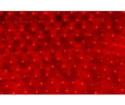 LED-SNL-432-2*3M-240V-R/BL  Гирлянда Сеть 2*3м, красные LED/черный провод, соединяемая Neo-Neon