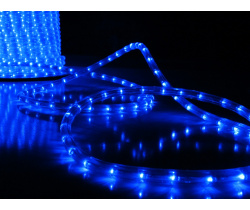 LED-XD-5W-100M-240V-K/2,77CM Светодиодная гирлянда дюралайт чейзинг, синий, D16мм, 36LED/метр, IP54,