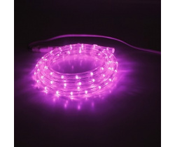 LED-DL-2W-100M-240V-2M-PK Светодиодный дюралайт фиксинг, розовый, 13мм, кратность 2м. Neo-Neon