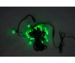 LED-2BLR-50CM-10M-240V-G Гирлянда Белт-лайт 10м, IP65, 20 зеленых ламп/черный провод. Neo-Neon