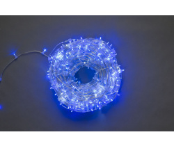 LED-LP-15СМ-100M-666L-12V-B/CL, LED клип-лайт синий c КОЛПАЧКОМ, прозрачный провод