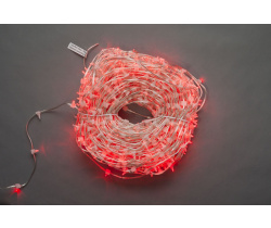 LED-LP-15СМ-100M-12V-R Светодиодная гирлянда клип-лайт красные LED, БЕЗ КОЛПАЧКА. Neo-Neon