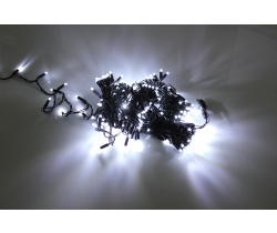 LED-PLS-100-10M-240V-W/BL-W/O, белая/черн. провод, соединяемая (без силового шнура) С КОЛПАЧКОМ