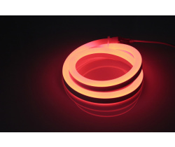 LM-24V-2835-120P-big size-R  Световая гирлянда Гибкий неон LED NEON FLEX красный, 12х25мм. 