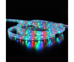 LED-XF-3W-100M-240V М(R/Y/B/G) Светодиодный дюралайт чейзинг, мульти, 11*18мм, 240V, кратность 2м. 
