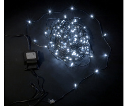 LED-LP-15СМ-100M-12V-W  Светодиодная гирлянда клип-лайт белые LED, БЕЗ КОЛПАЧКА