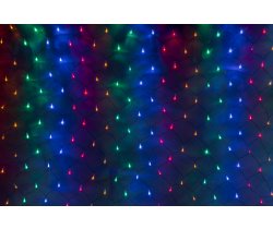 LED-XG-504-C-230V Световая Гирлянда Сеть 3*1м. мульти LED/черный провод/контроллер. Flesi