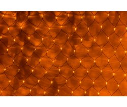 LED-SNL-288-2*1,5M-240V-Y/BL Гирлянда Сеть 2*1.5м, желтые LED/черный провод, соединяемая. Neo-Neon
