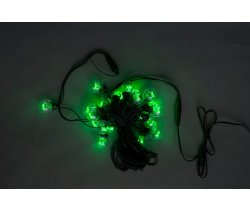 LED-2BLR-50CM-10M-240V-G Гирлянда Белт-лайт 10м, IP65, 20 зеленых ламп/черный провод. Neo-Neon