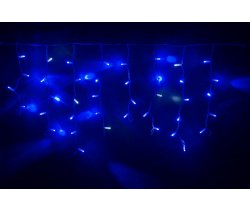 LED-RPLR-160-4.8M-240V-B/WH-F(CW) W/O синие LED/Flash CW/провод белый каучук. Уличная LED гирлянда б