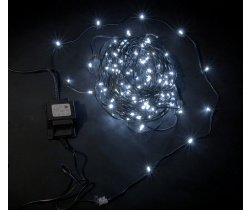 LED-LP-15СМ-100M-12V-W  Светодиодная гирлянда клип-лайт белые LED, БЕЗ КОЛПАЧКА