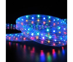 LED-XF-5W-50M-240V М(R/Y/G/B) Светодиодный дюралайт чейзинг, мульти, 11*28мм, 240V, кратность 2м. 