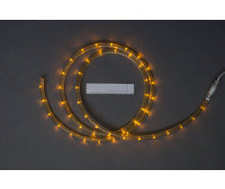 LED-СDL-2W-100M-220V-4CM-Y Светодиодная гирлянда дюралайт фиксинг, желтые светодиоды, D11,5мм, 25LED