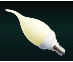 Flesi candle 9W FTF E14 2700K125х39 св. мат. ветер