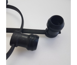 2BLR-E27-100M-240V Гирлянда Белт-лайт  IP65, 2 жилы, 100м, ЧЕРНЫЕ провод и патрон. Neo-Neon