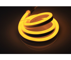 LM-220V-2835-120P-Y Световая гирлянда Гибкий неон LED NEON FLEX желтый, 8х18мм. 